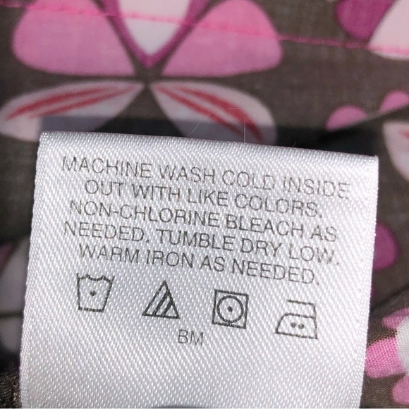 Hanna Andersson Brown Pink Floral Print Pillowcase Sleeveless Dress Size 4 (100) - Picture 7 of 8